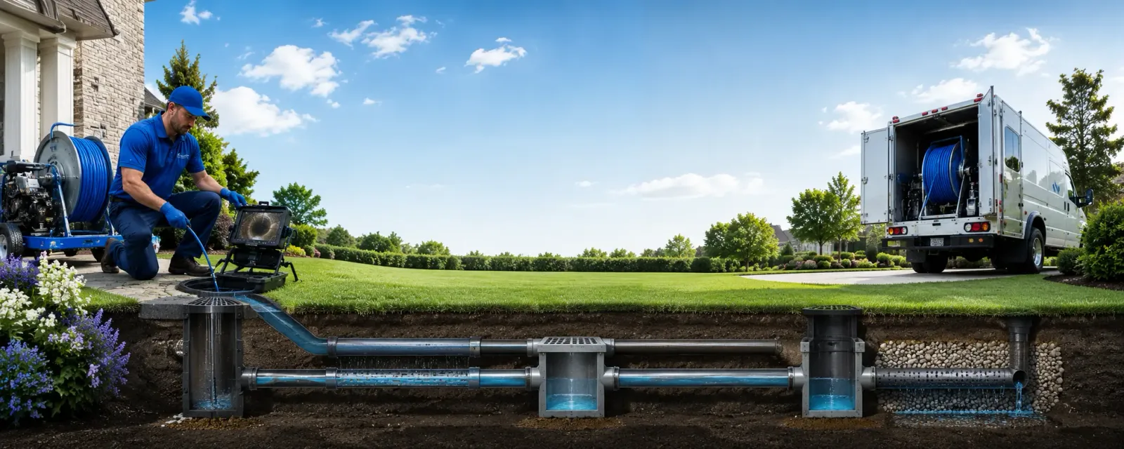 Outdoor drain cleaning information for Hagerman, NM